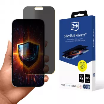 3MK Silky Matt - Protection d'écran confidentialité pour Apple iPhone 17 Air