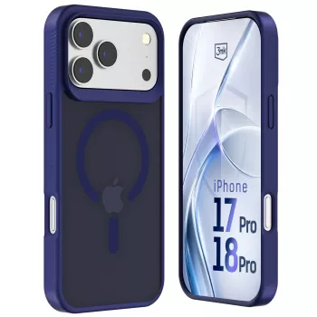 3MK PROTECTION Apple iPhone 17 Pro - 3mk Hardy Hazy MagCase bleu