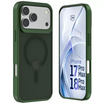 3MK PROTECTION Apple iPhone 17 Pro Max Hardy Hazy MagCase vert