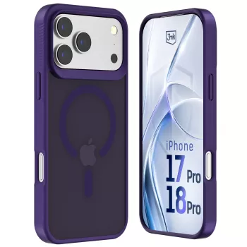 3MK PROTECTION Apple iPhone 17 Pro - 3mk Hardy Hazy MagCase violet