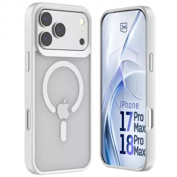 3MK PROTECTION Apple iPhone 17 Pro Max - 3mk Hardy Hazy MagCase blanc