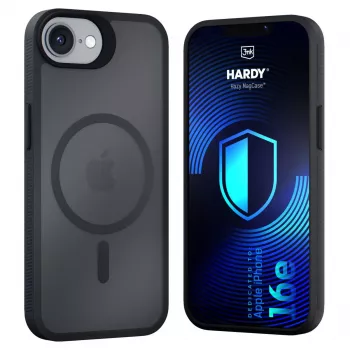 3MK PROTECTION Apple iPhone 16E/ iPhone 17E - 3mk Hardy Hazy MagCase noir
