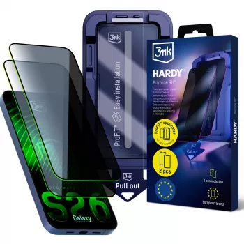 3MK PROTECTION Samsung Galaxy S26 - 3mk Hardy Privzone 9H film de protection d'écran confidentialité