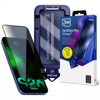 3MK HardGlass Max film de protection d'écran confidentialité pour Samsung Galaxy S26+