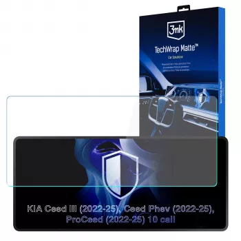 Protection d'écran mate 3MK PROTECTION TechWrap pour écran central Kia Ceed III 2022-