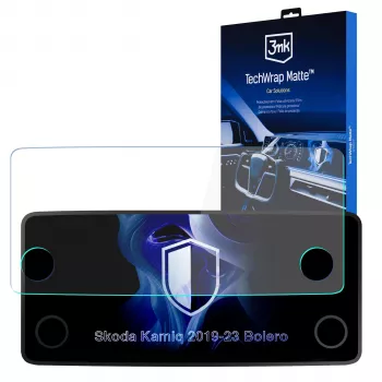 Protection d'écran mate 3MK PROTECTION TechWrap pour écran central Skoda Kamiq Bolero 2019-23