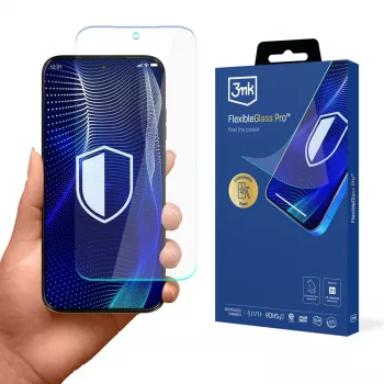 Protection d'écran en verre hybride 3mk FlexibleGlass Pro pour Motorola Moto G67/ Moto G77