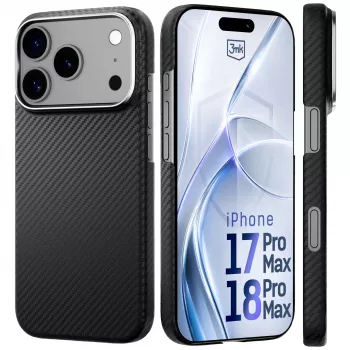 3MK PROTECTION Apple iPhone 17 Pro Max Hardy Aramid MagCase - noir