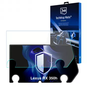 3MK PROTECTION Lexus RX 350h (2022-2026) Protecteur d'écran mat TechWrap pour écran central
