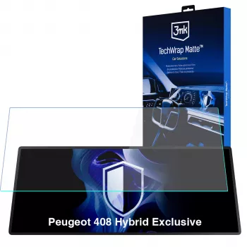 Protection d'écran pour écran central mat 3mk TechWrap 3MK PROTECTION Peugeot 408 Hybrid Exclusive