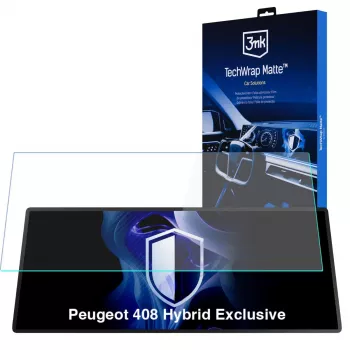 Protection d'écran pour écran central mat 3mk TechWrap 3MK PROTECTION Peugeot 408 Hybrid Exclusive