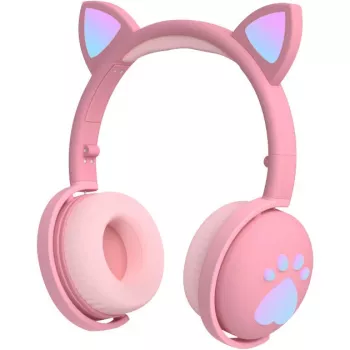 Casque sans fil pour enfants MOZOS KID DOG rose