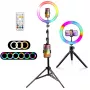 Ring light LED MOZOS MLM-RING-RGB 26 cm