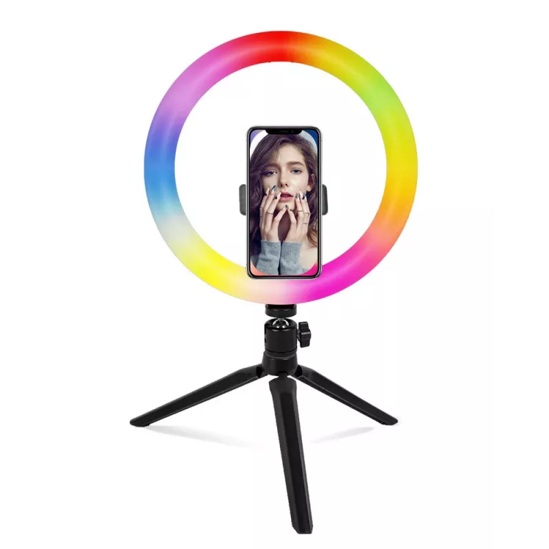 Ring light LED MOZOS MLM-RING-RGB 26 cm
