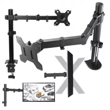 MOZOS MS02 Support de bureau pour moniteur 10-29 pouces noir