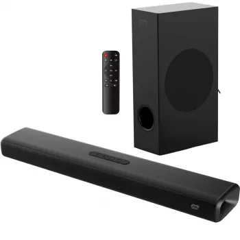 MOZOS THEATER 2.1 Barre de son 100W/160W Bluetooth 5.0 Système home cinéma