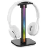 Support de casque LED RGB MOZOS D11 avec hub USB et prise audio