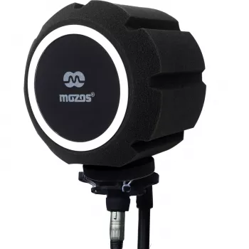 MOZOS PS-5 Filtre anti-pop sphérique en mousse pour microphone - Noir