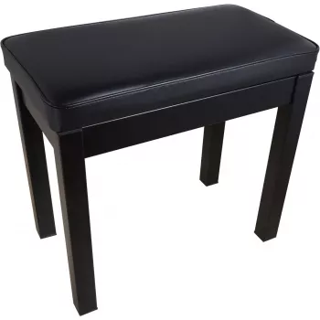 MOZOS PB03 Banc de piano – hauteur réglable, similicuir, noir