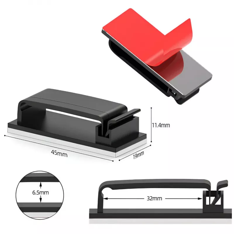 Ensemble d'accessoires d'organisation de câbles MOZOS CM-SET