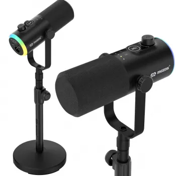 Micro USB XLR LED RGB Mozos GM-ONE noir