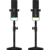 Micro USB XLR LED RGB Mozos GM-ONE noir