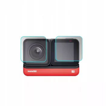 SUNNYLIFE Lot de 4 protections d'écran en verre trempé pour écran LCD Insta360 One R 4K Edition