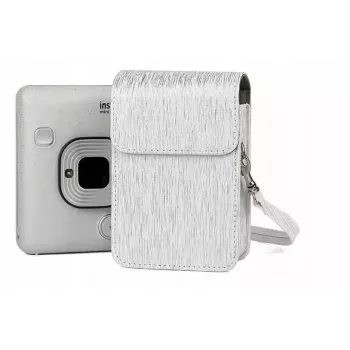 LOVEINSTANT Étui de protection pour Fujifilm Instax Mini LiPlay - argent
