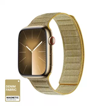 Bracelet magnétique Crong Melange pour Apple Watch 38/40/41/42 mm (jaune melange)