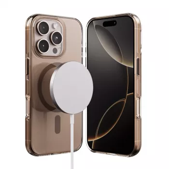 Coque Crong Clear MAG Pro pour iPhone 16 Pro Max, MagSafe, Desert