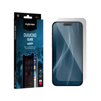 Protection d'écran confidentialité MyScreen Diamond Glass AntiSPY pour Apple iPhone 17 Pro Max