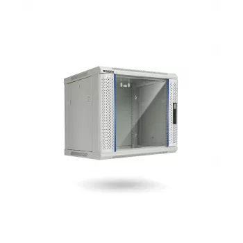 Baie réseau murale RACKTEL RL-6609WR-G 9U 600x600mm, grise (RAL 7035)