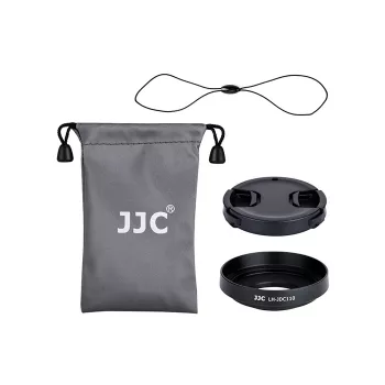 Ensemble de protection 2 en 1 JJC pare-soleil + bouchon d'objectif pour Canon G1X Mark III