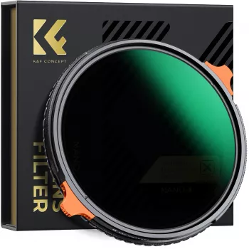 Filtre hybride 2 en 1 K&F Concept série Nano-X 52 mm CPL + ND4-ND64 variable (KF01.1911)