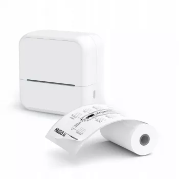 Imprimante thermique Bluetooth LOVEINSTANT S1 pour photos, autocollants, notes et étiquettes, 53 mm, 203 dpi, blanche