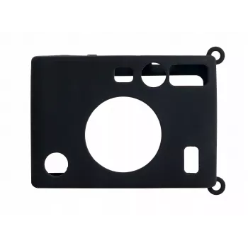 Étui en silicone LOVEINSTANT pour Fujifilm Instax Mini Evo - Noir