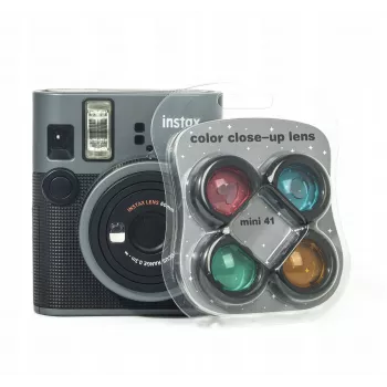 Ensemble de 4 filtres d'objectif LOVEINSTANT pour Fujifilm Instax Mini 41