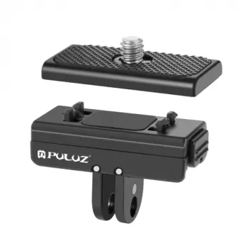 Adaptateur de support à fixation rapide PULUZ pour vis de trépied 1/4