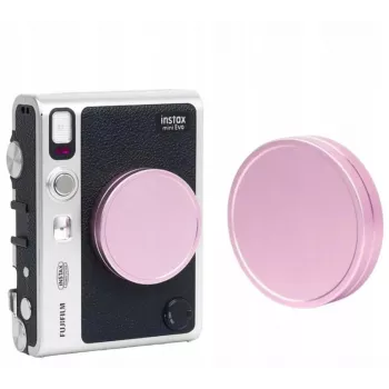 Capot de protection d'objectif LOVEINSTANT pour Fujifilm Instax Mini Evo - rose