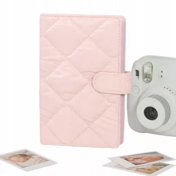 Album LOVEINSTANT pour 108 photos compatible Fujifilm Instax Mini 12 40 11 9 8 7 Evo Liplay Link / rose matelassé