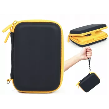 LOVEINSTANT Étui de protection pour Fujifilm Instax Mini Evo, LiPlay, Link, Kodak Mini Shot 2 - Noir