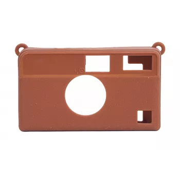 LOVEINSTANT Étui de protection en silicone pour Kodak Ektar H35 H35N Ultra F9 - Marron