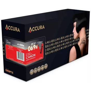 Accura Cartouche de toner Canon CRG-069H (5098C002) compatible XL haute capacité Noir