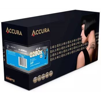 Cartouche de toner Accura HP n° 80X (CF280X) compatible XXL haut rendement noire