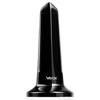 Antenne intérieure DVB-T/T2 VAYOX VA0127, noire, 28 dBi, câble coaxial 3m, alimentation USB