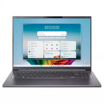 Ordinateur portable Acer Aspire 16 AI A16-I71M-96Q0 Copilot+ PC, 16 pouces WUXGA OLED 120 Hz, Intel Core Ultra 9 386H, 16 Go LPDDR5x, 512 Go SSD, Windows 11 Home, clavier QWERTZ allemand