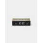 Lexon Flip Premium Alarm Clock Dual-Sided Gold LR152D
