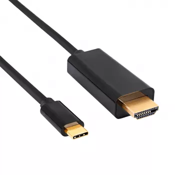 Câble USB-C vers HDMI Akyga AK-AV-18, 4K, 1,8 m, noir