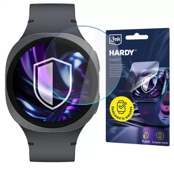 3MK PROTECTION Protection d'écran Hardy Fusion pour Samsung Galaxy Watch 8 44 mm / 9 44 mm