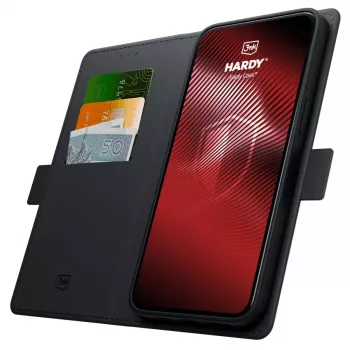 3MK PROTECTION Hardy Foldy Case pour Apple iPhone 15 - noire